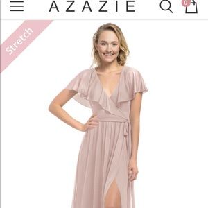 Bridesmaid dress dusky rose blush size 20